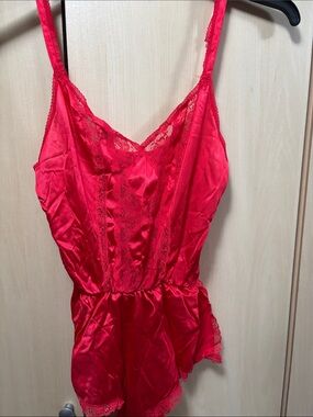 Red lingerie